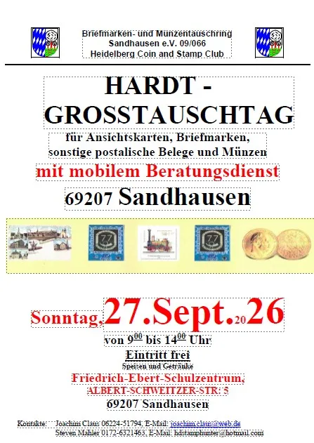 Unser nächster Großtauschtag findet am 27.09.2026 statt